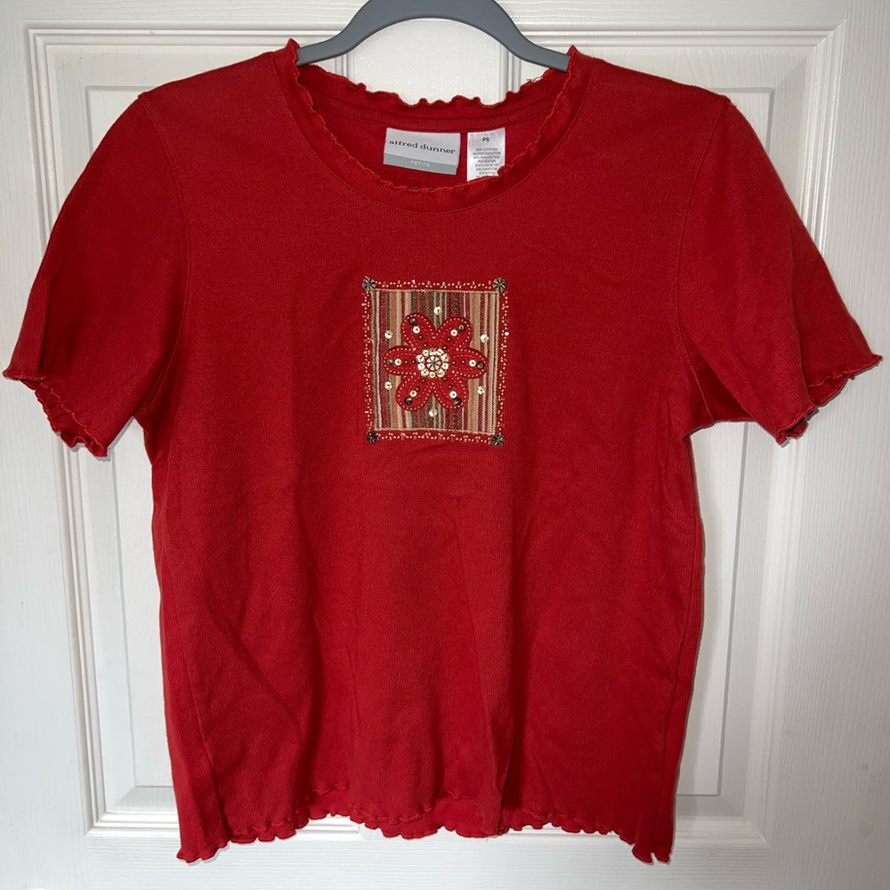 red/orange vintage t shirt